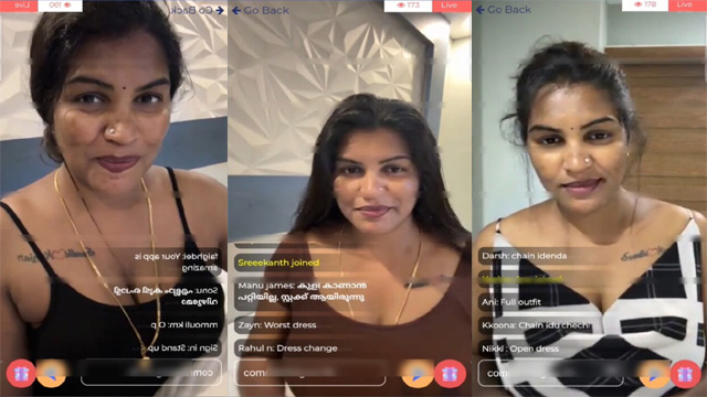 Indian Mallu Makeup Artist Reshma – Premium Live Showing Video