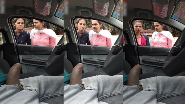 Daring Guy Flash Dick – Infront Of College Girls Inside Car