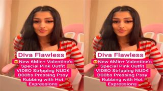 Diva Flawless Valentine’s Special – New 6Min+ 0nlyFans Teasing Videos HD